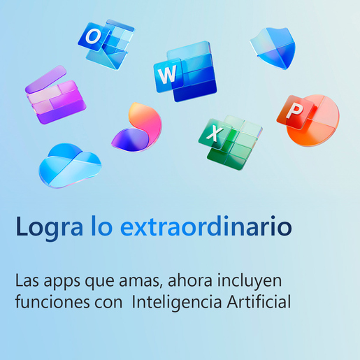 Microsoft 365 Personal Descargable para 1 Usuario 1 Año