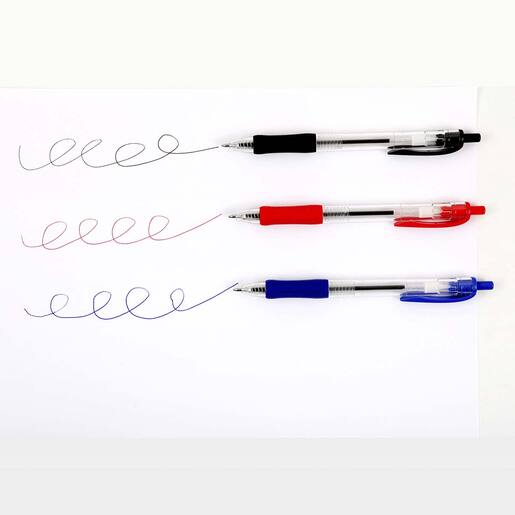 Bolígrafos Retráctiles Office Depot Ecológicos Punto Mediano 3 piezas