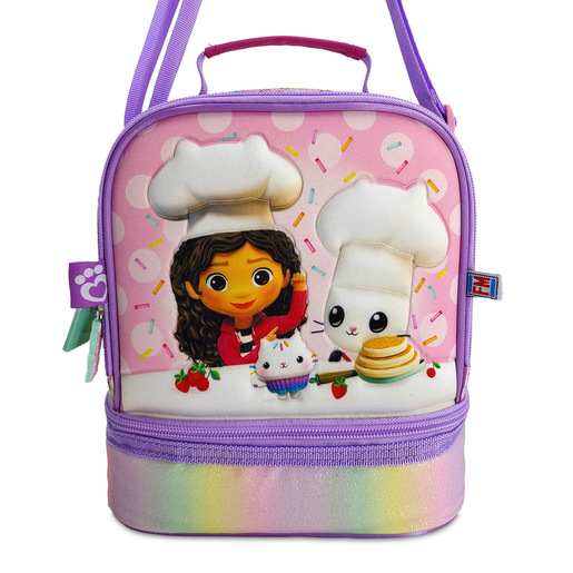 Lonchera Escolar Fotorama Gabby's Doll House Morado Office Depot