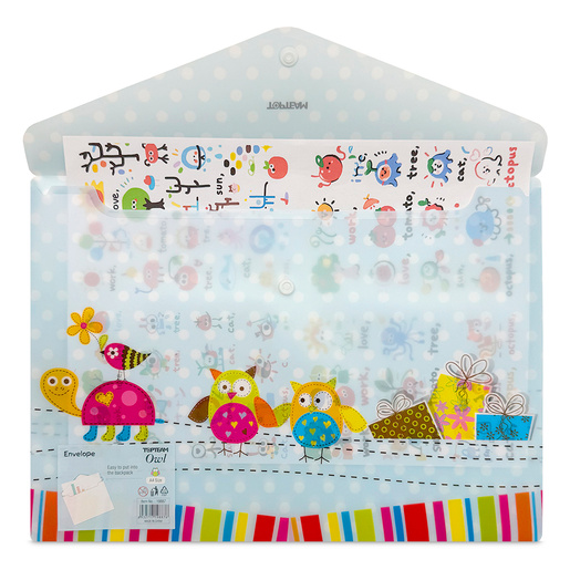 Sobre de Plástico Top Team A4 Tecolote