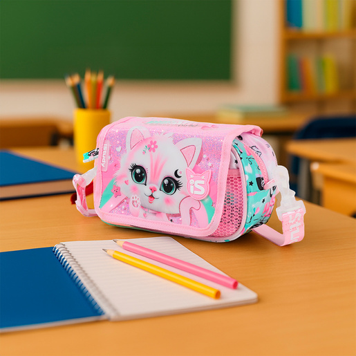 Lapicera Escolar iStudy Gato Rosa