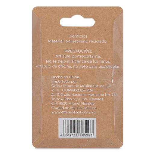 Sacapuntas Office Depot Ecológico 2 Orificios