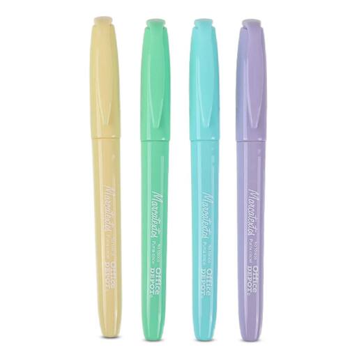 Marcatextos Office Depot Ecológicos 4 piezas