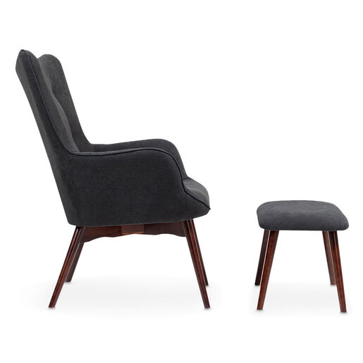 Silla y Reposapies 4Tune LKF-235055 Gris