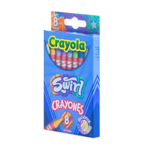 Crayones Crayola Swirl 8 piezas