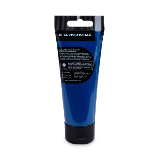 Pintura Acrílica Politec Studio Heavy Body Azul Cobalto 100 ml