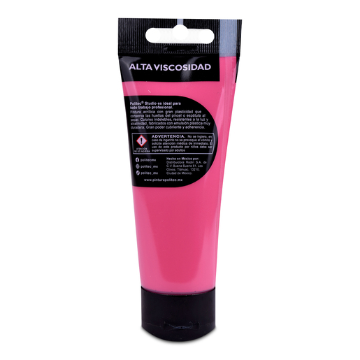 Pintura Acrílica Politec Studio Heavy Body Rosa Mexicano 100 ml