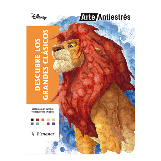 Libro Antiestrés Larousse Disney Grandes Clásicos