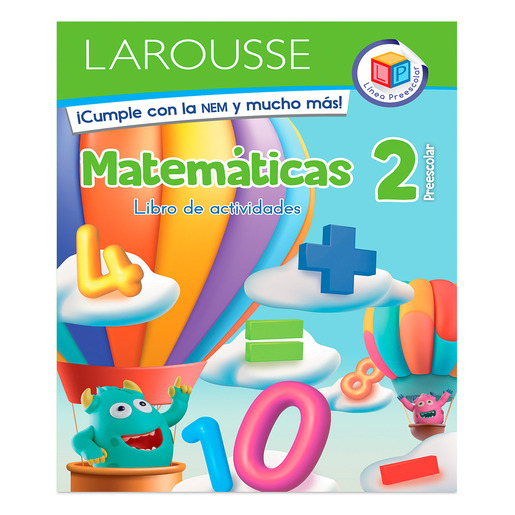 Libro de Actividades Larousse Matemáticas Preescolar 2