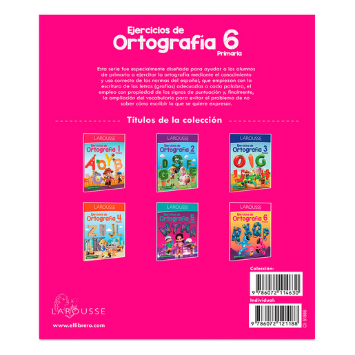 Libro de Actividades Larousse Ortografía Primaria 6