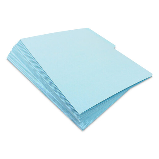 Folder Tamaño Oficio Office Depot Azul Pastel 100 piezas