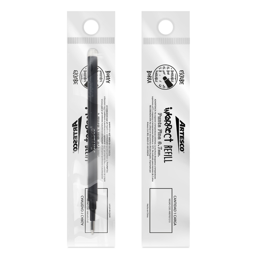Repuesto para Bolígrafo Artesco Inkorrect Refil Tinta Negro 1 pieza