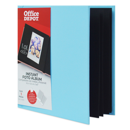 Álbum de Fotos Instantáneas Office Depot Azul