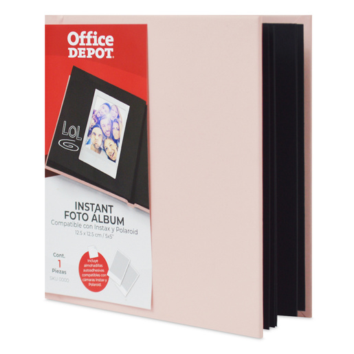 Álbum de Fotos Instantáneas Office Depot Rosa
