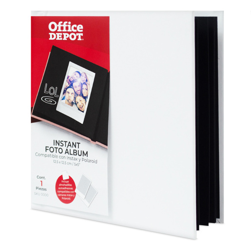 Álbum de Fotos Instantáneas Office Depot Blanco
