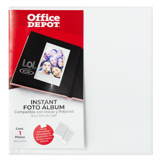 Álbum de Fotos Instantáneas Office Depot Blanco