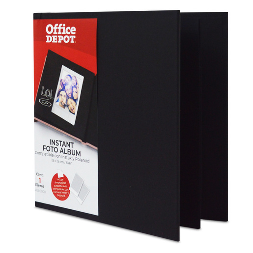 Álbum de Fotos Instantáneas Office Depot Negro
