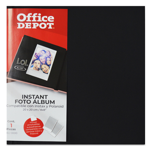Álbum de Fotos Instantáneas Office Depot Negro