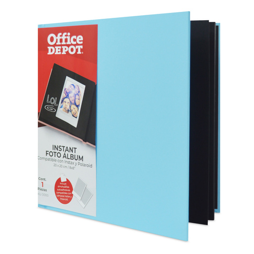 Álbum de Fotos Instantáneas Office Depot Azul