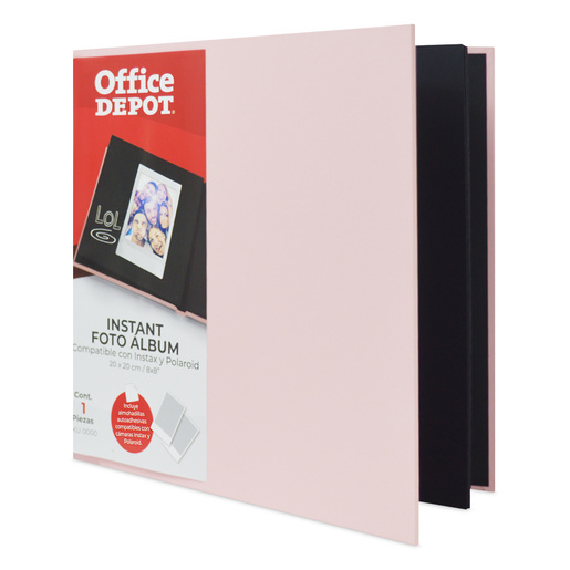 Álbum de Fotos Instantáneas Office Depot Rosa