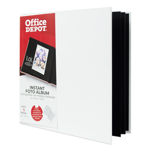 Álbum de Fotos Instantáneas Office Depot Blanco
