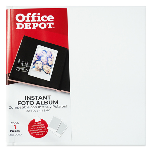Álbum de Fotos Instantáneas Office Depot Blanco