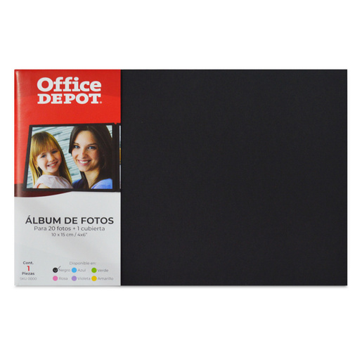 Álbum de Fotos Office Depot Negro