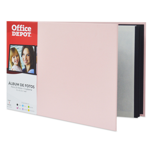 Álbum de Fotos Office Depot Rosa Pastel
