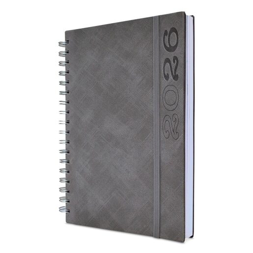 Agenda Diaria 2026 Danpex Presidencial Gris