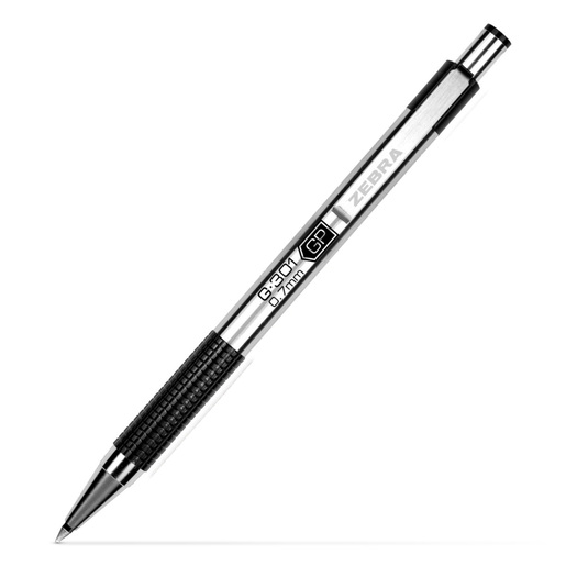 Bolígrafo Retráctil Zebra G-301 Gel Punto Mediano Tinta Negra