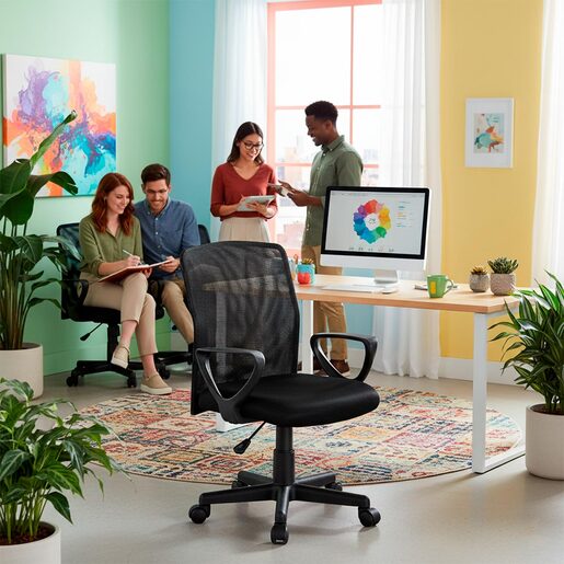 Silla de Oficina 4Tune Mesh Negro