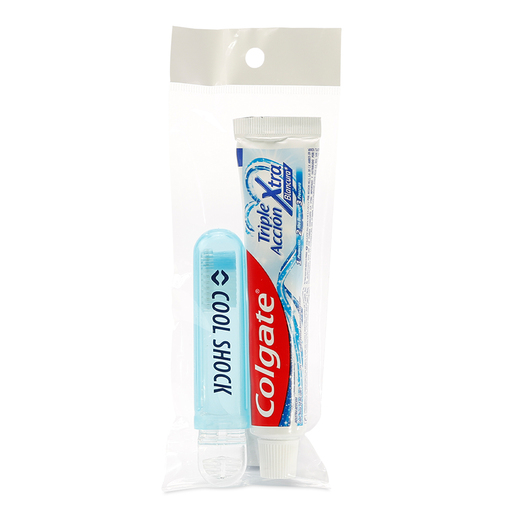 Kit de Bolsillo con Cepillo y Crema Dental Colgate / 2 piezas