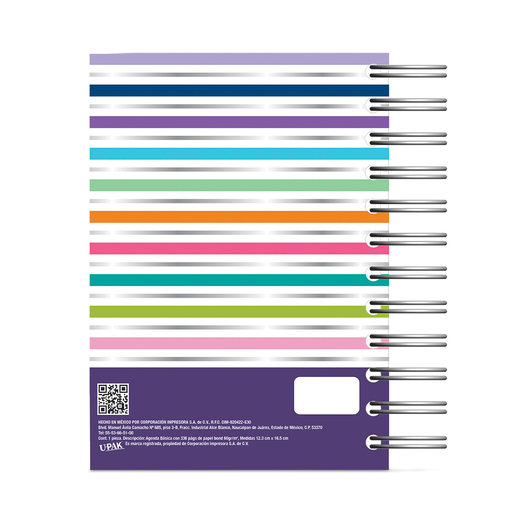 Agenda Diaria 2025 Upak Formas Diseños 336 páginas