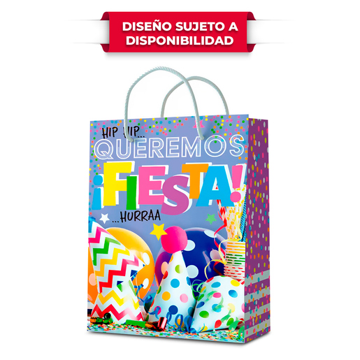 Bolsa de Regalo Colores Geométricos Chica Dipak / Diseños surtidos