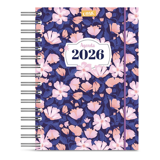 Agenda Diaria 2026 Upak Jardín Floral