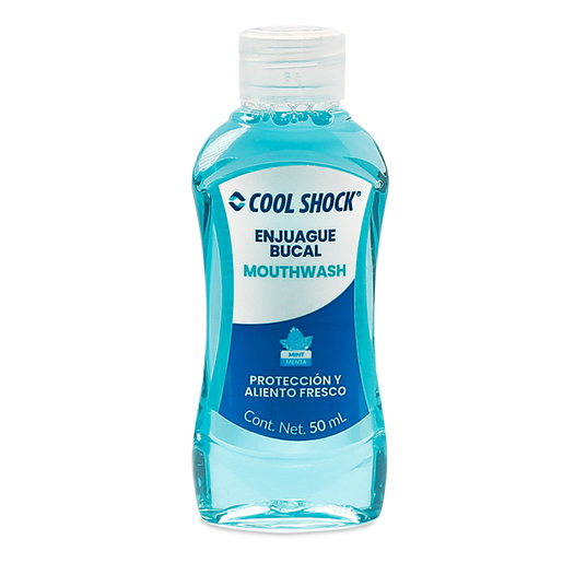 Enjuague Bucal de Bolsillo Cool Shock Menta / 50 ml