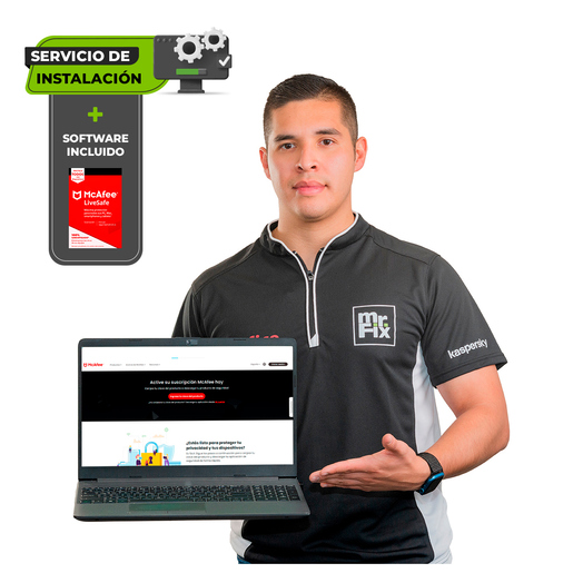 Bundle Instalación Profesional de McAfee LiveSafe