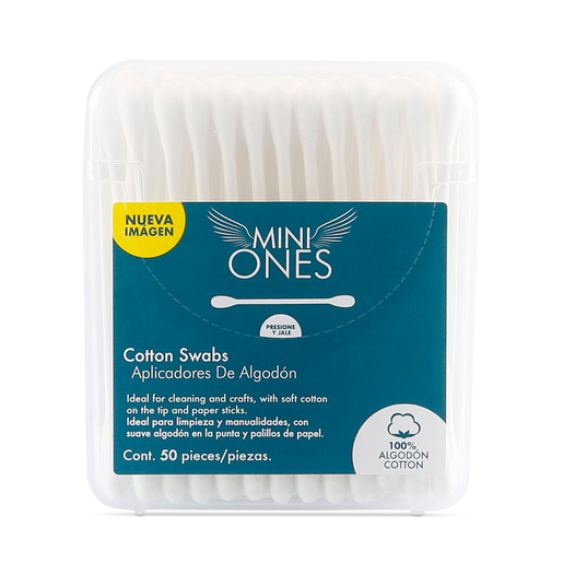 Aplicadores de Algodón Mini Ones 50 piezas
