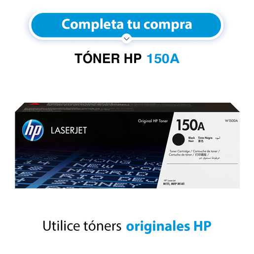 Impresora HP Láser 107w Blanco y Negro Wi-Fi