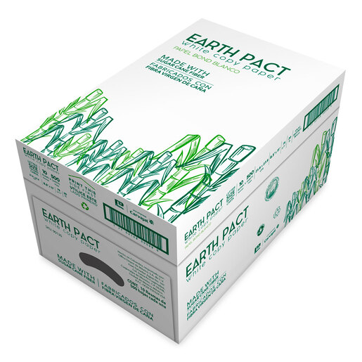 Caja de Papel Ecológico Tamaño Carta Earth Pact Blanco 5000 hojas