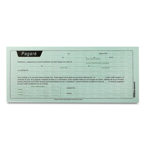 Block de Pagaré Office Depot / Verde / 100 hojas Block de Pagaré Office Depot / Verde / 100 hojas
