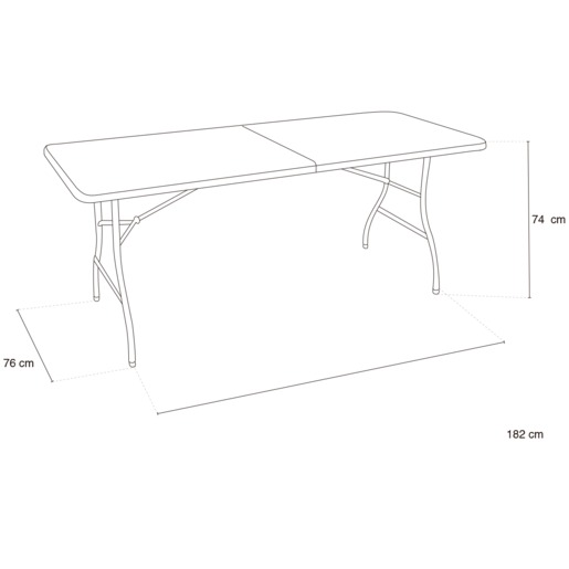 Mesa Plegable Office Depot Gris Resina | Office Depot Mexico