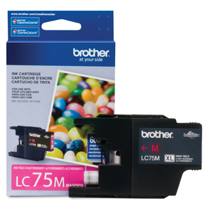 Cartucho de Tinta Brother LC75M XL / LC75M / Magenta / 600 páginas / MFC Cartucho de Tinta Brother LC75M XL / LC75M / Magenta / 600 páginas / MFC