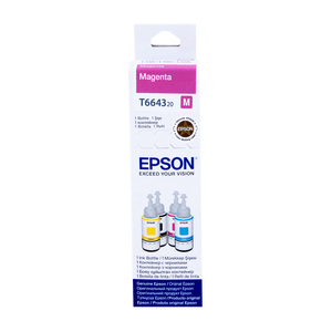 Botella de Tinta Epson T664 / 664320 AL / Magenta / 6500 páginas / EcoTank Botella de Tinta Epson T664 / 664320 AL / Magenta / 6500 páginas / EcoTank