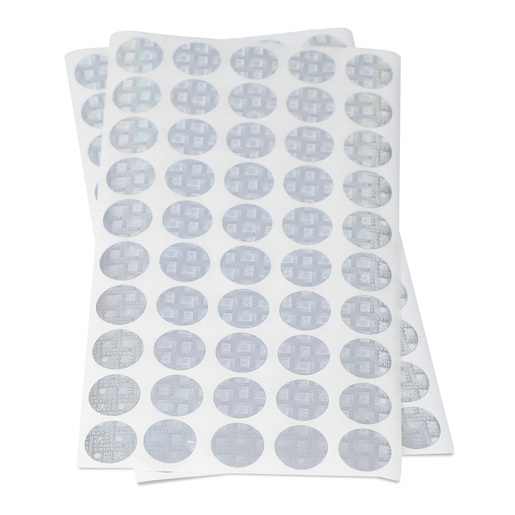 Etiquetas Adhesivas de Seguridad Circulares Office Depot / 1.4 cm / Holograma / 100 etiquetas