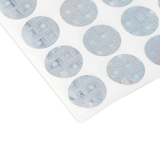 Etiquetas Adhesivas de Seguridad Circulares Office Depot / 1.4 cm / Holograma / 100 etiquetas
