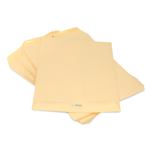 Sobres de Papel con Broche Metálico Carta Signature / Manila / 25 Piezas