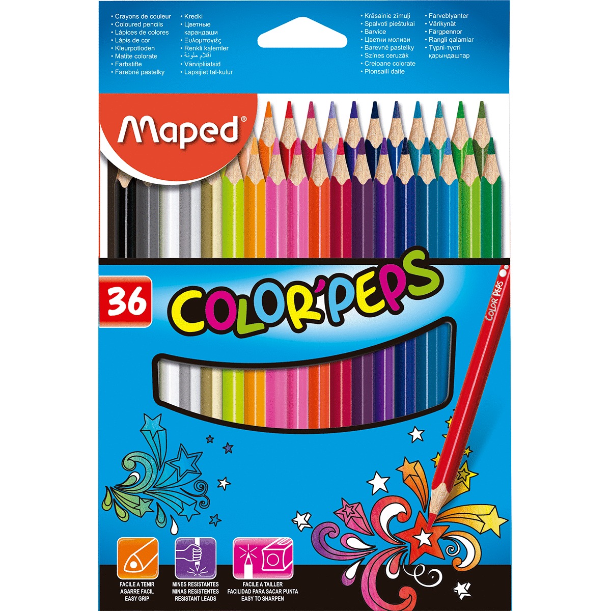 Lapices De Colores Maped Color Peps 36 Pzs