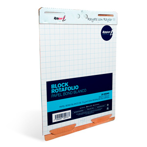 Block para Rotafolio Rayter Azul Tenue 25 hojas 64.3 x 78 cm Block para Rotafolio Rayter Azul Tenue 25 hojas 64.3 x 78 cm