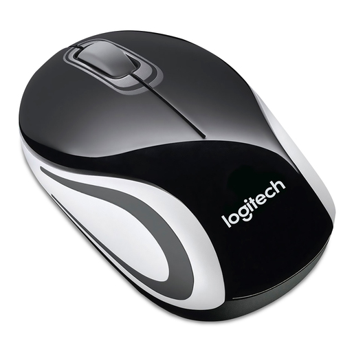 Mouse Inalámbrico Logitech M187 / Nano receptor USB / Negro / PC / Laptop / Mac